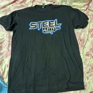 Steel black tshirt size L